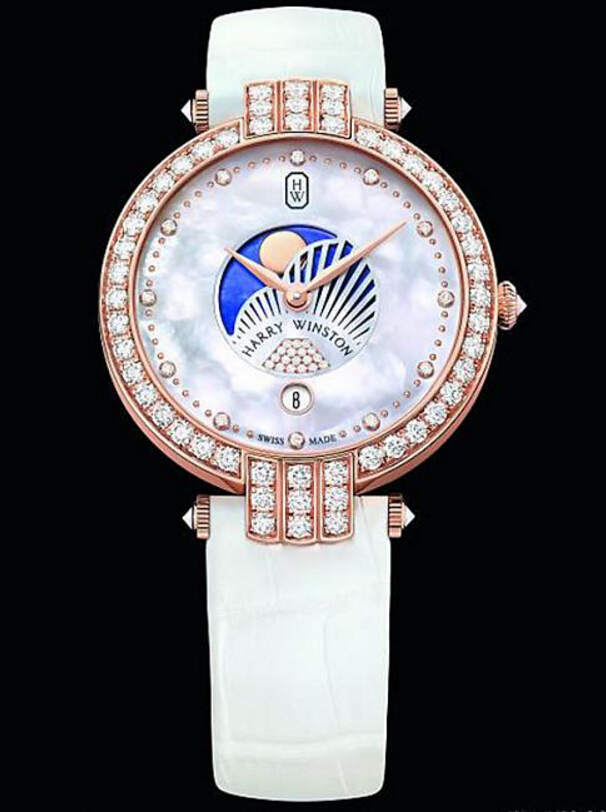 harry winston 海瑞温斯顿 premier月相女表