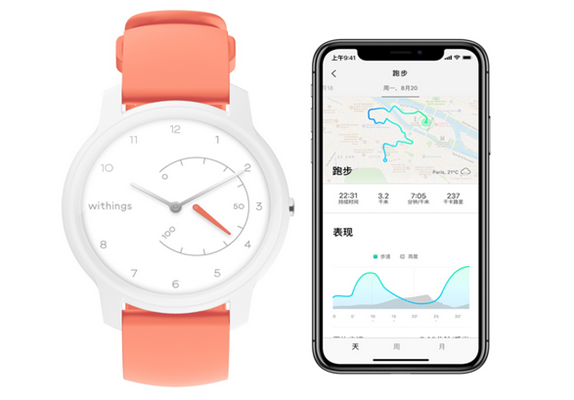 法国智能健康品牌Withings 全新产品——Move运动追踪智能手表正式开启预售